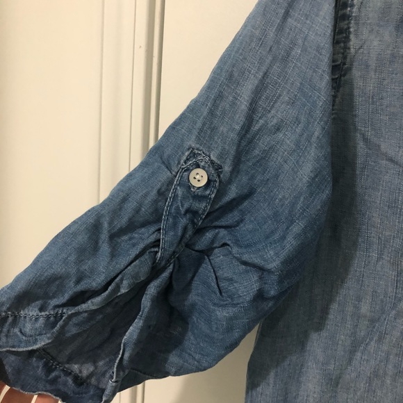 Philosophy Tunic Top Dress Denim Color L - Picture 5 of 13